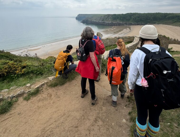 Exploring Stackpole Bay